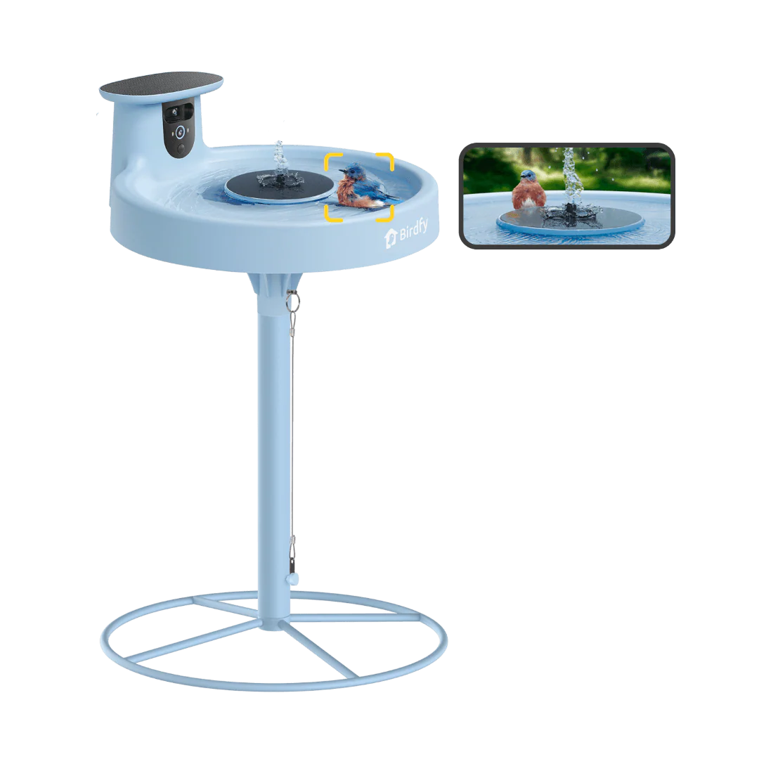 Birdfy Bath Pro with Stand - Solar-Powered Smart Birdbath with Fountain - Image 13