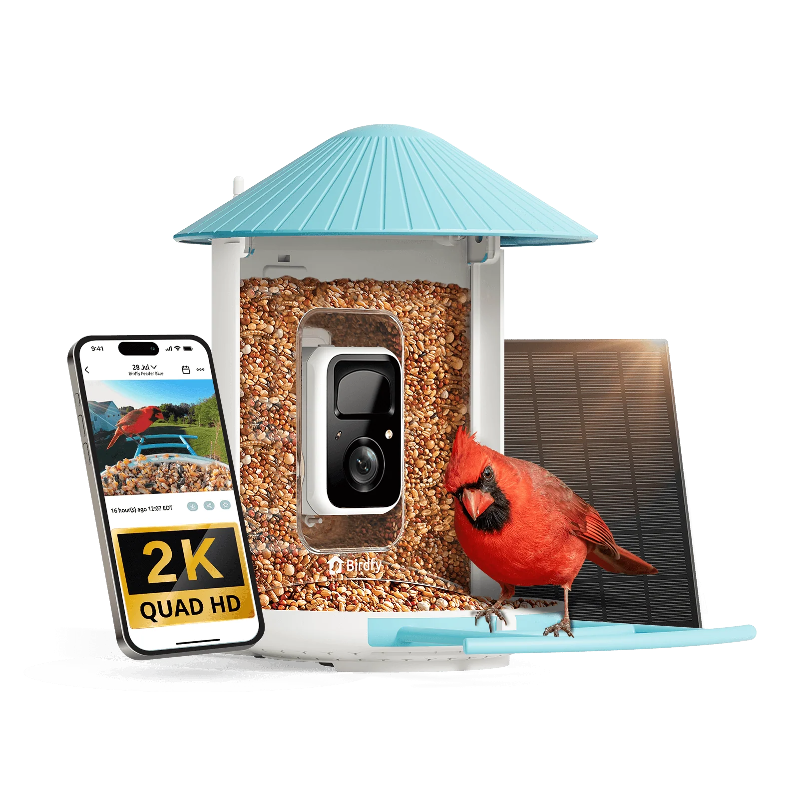 Birdfy Feeder with Solar Panel - Solar-Powered Smart Bird Feeder with Camera - Image 16