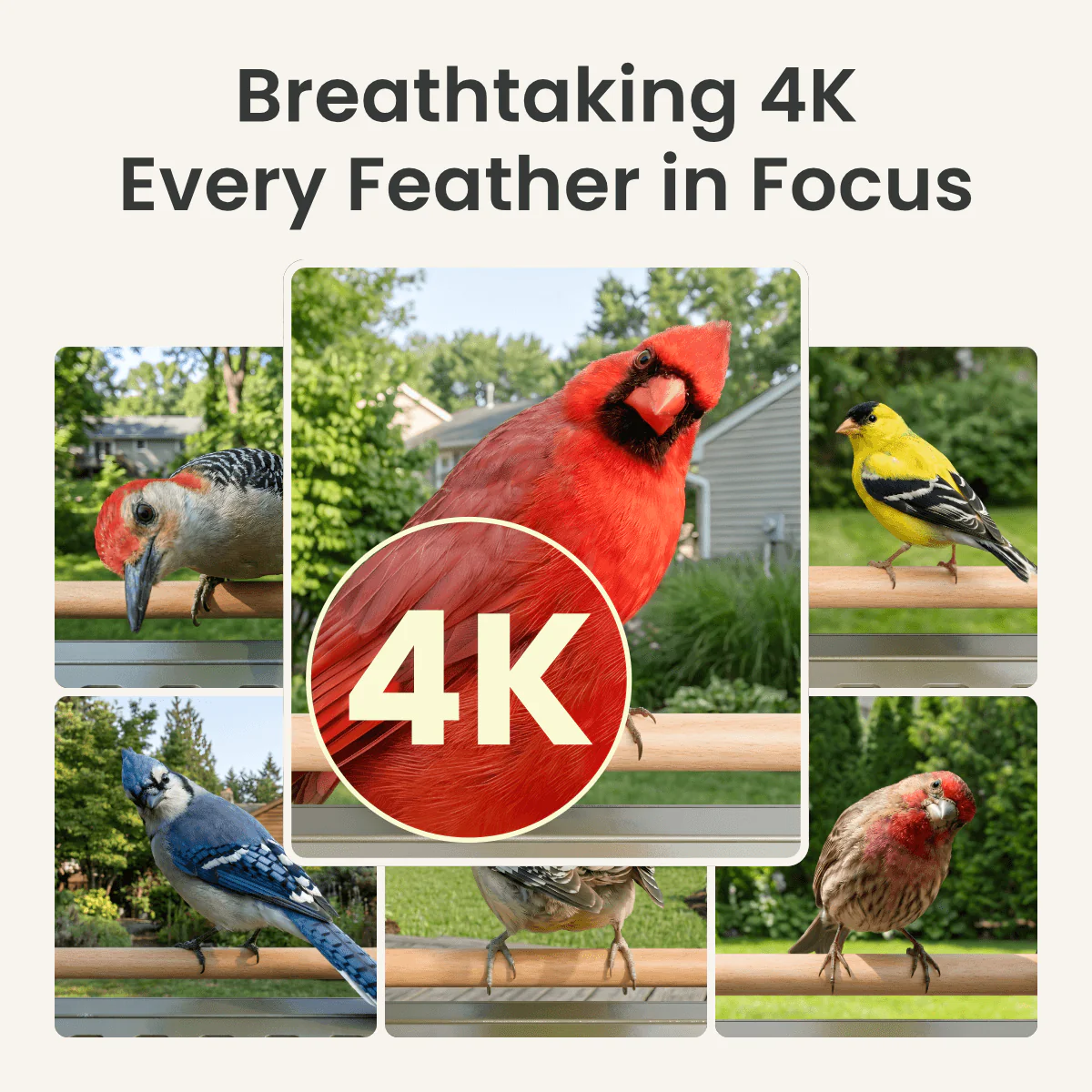 Birdfy Feeder Metal 2 4K - Smart Bird Feeder with Camera - Image 4