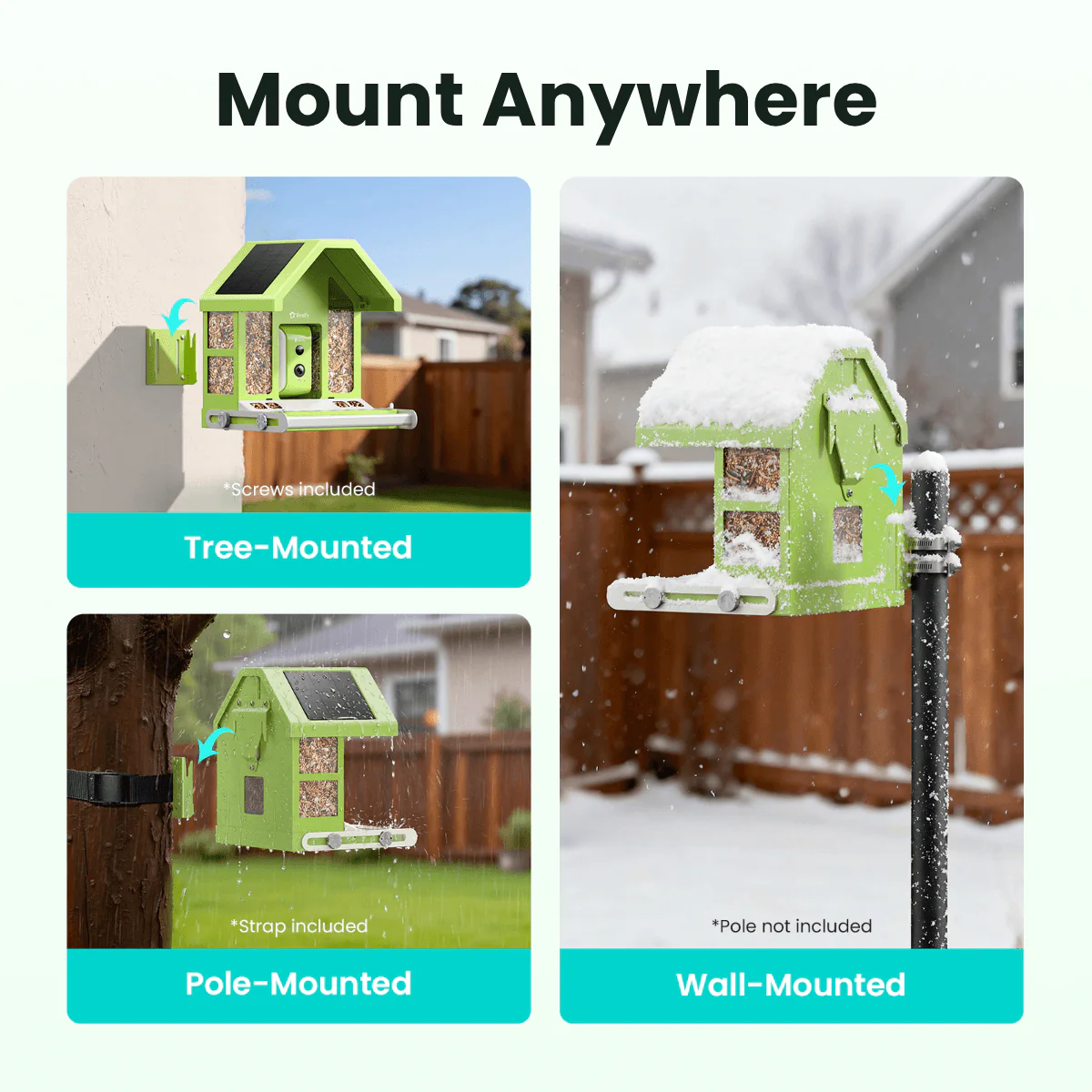 Birdfy Feeder Metal -  Limited Father's Day Gift Set | Smart Bird Feeder with Camera - Image 9